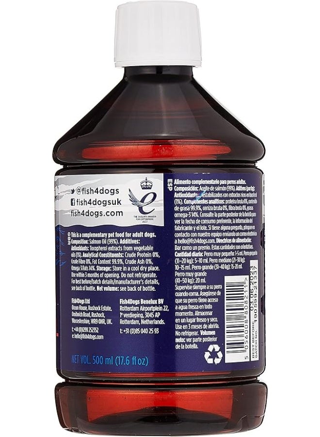 Fish4Dogs Salmon Oil Dog Supplement 500ml - Image 4